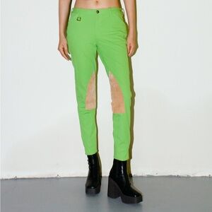 Jodhpur Equestrian Riding Pant in Lime Green